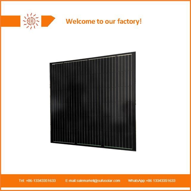 सौर पैनल सभी काले