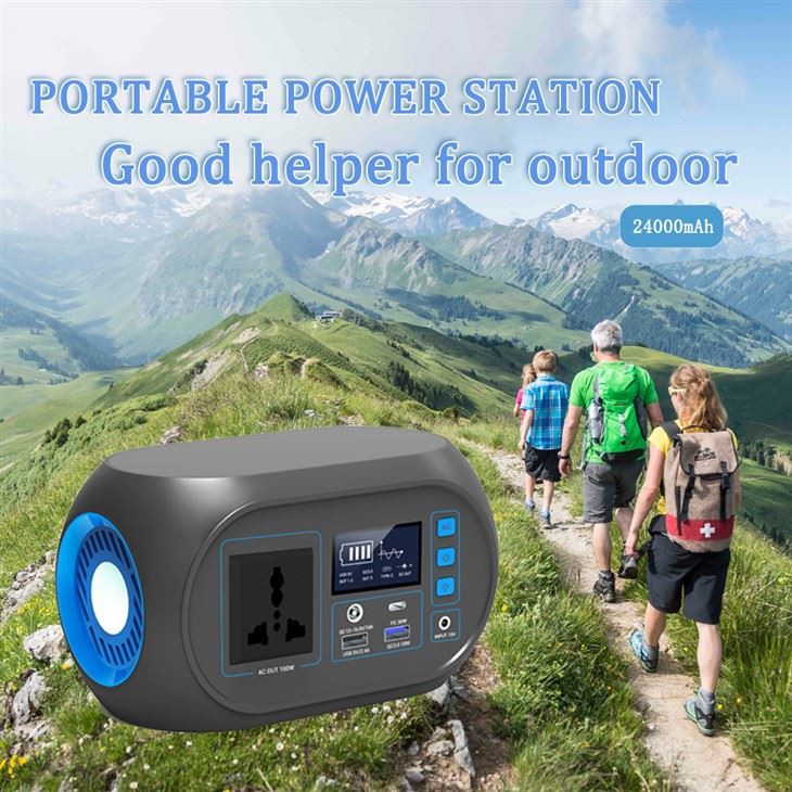 100W पोर्टेबल पावर स्टेशन
