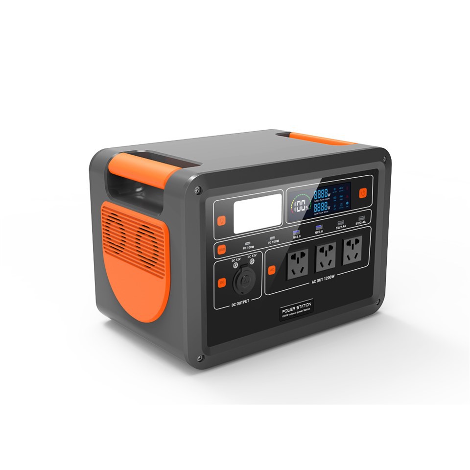 पोर्टेबल पावर स्टेशन 1200W